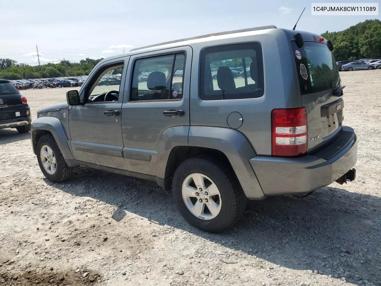 2012 Jeep Liberty Sport VIN: 1C4PJMAK8CW111089 Lot: 67380664