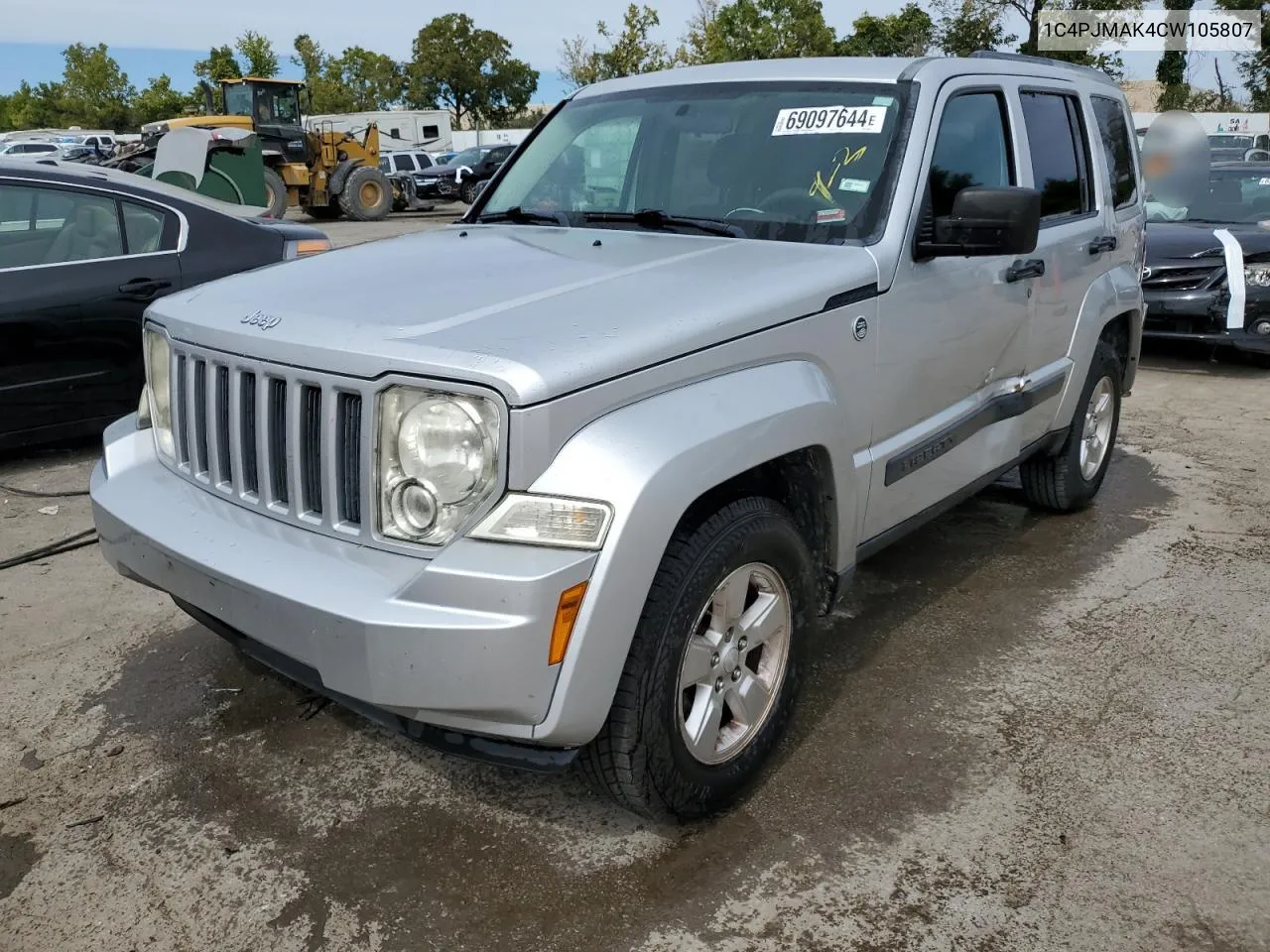 2012 Jeep Liberty Sport VIN: 1C4PJMAK4CW105807 Lot: 69097644