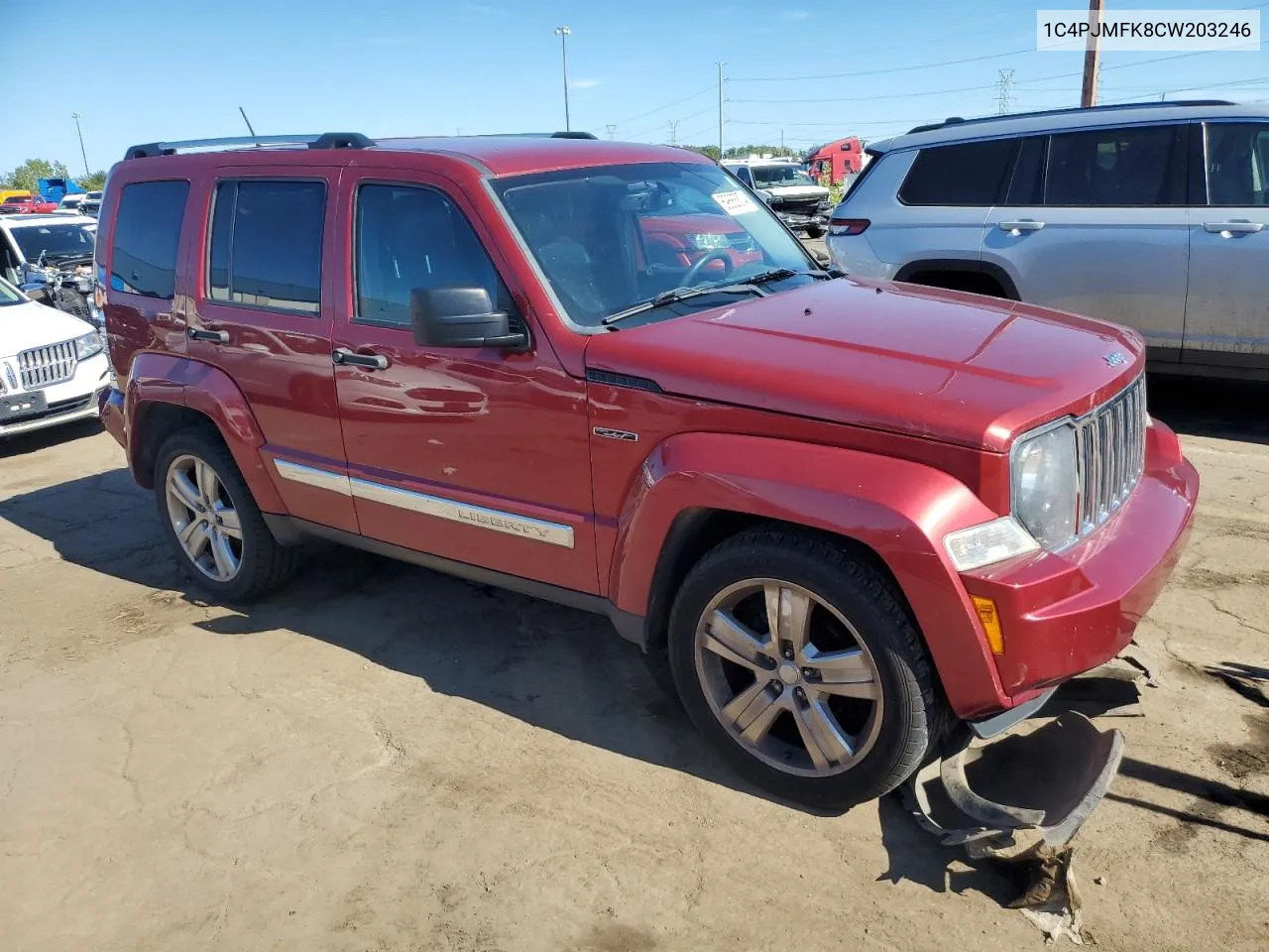 2012 Jeep Liberty Jet VIN: 1C4PJMFK8CW203246 Lot: 69665874