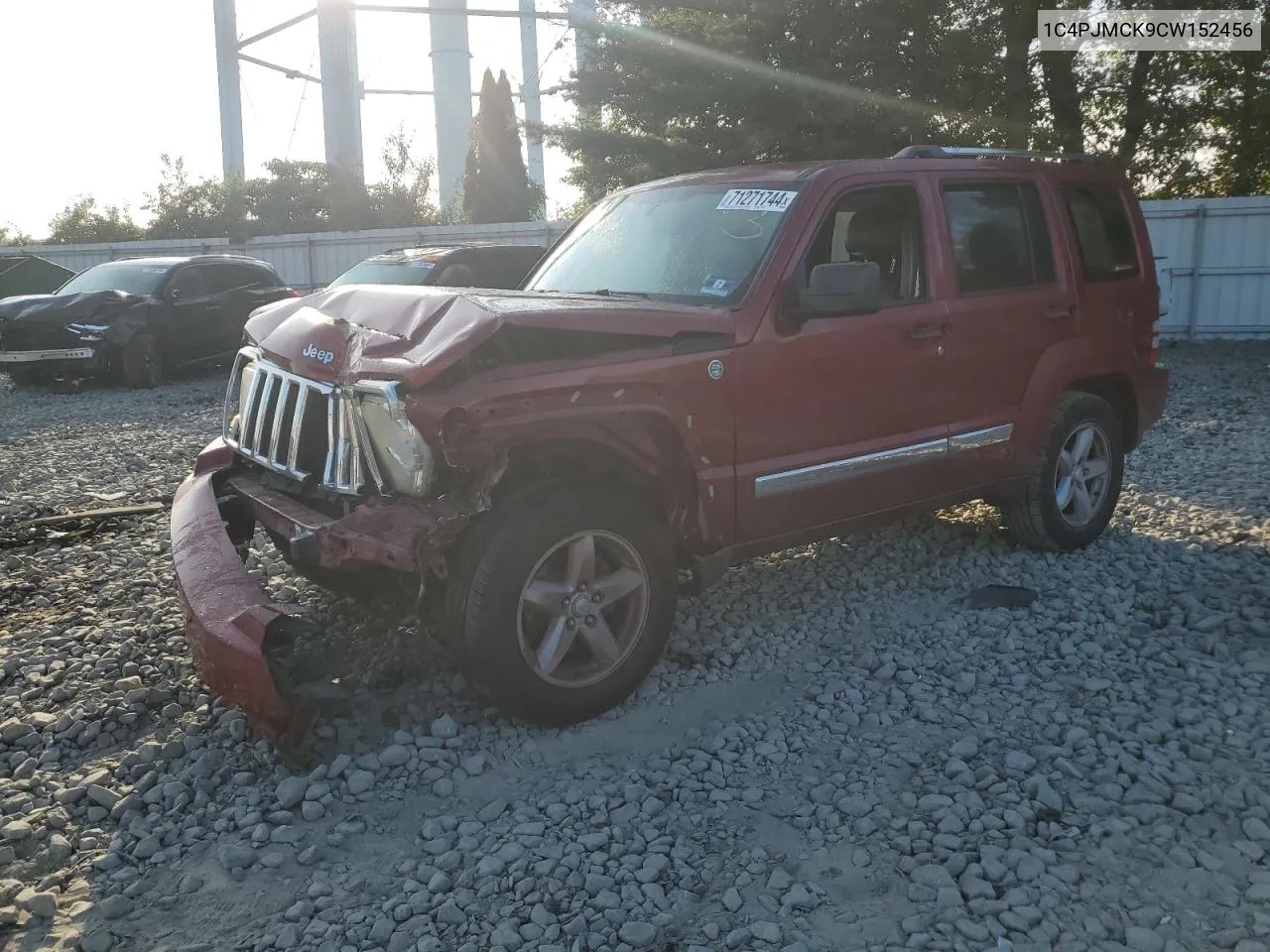 2012 Jeep Liberty Limited VIN: 1C4PJMCK9CW152456 Lot: 71271744