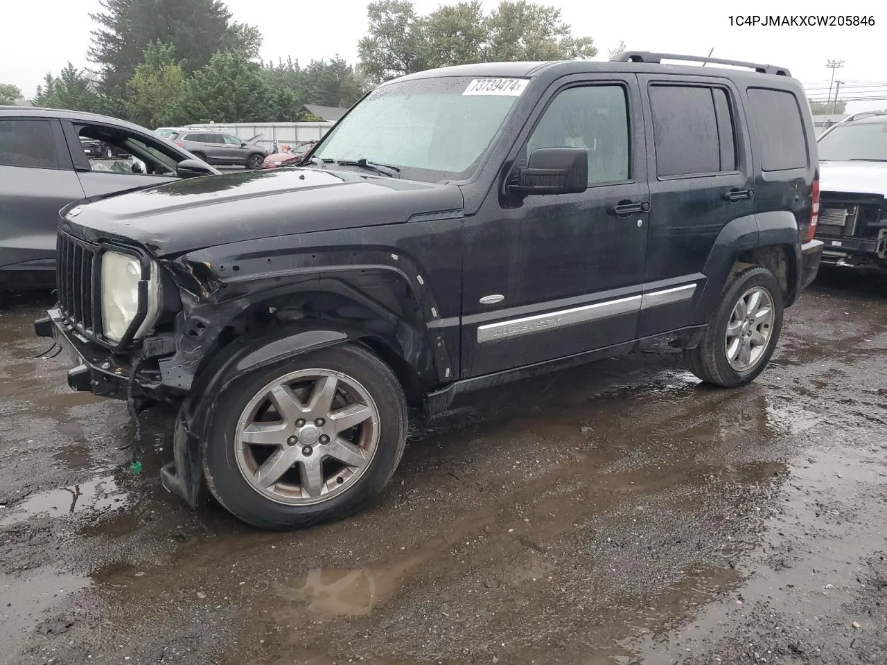 2012 Jeep Liberty Sport VIN: 1C4PJMAKXCW205846 Lot: 73739474