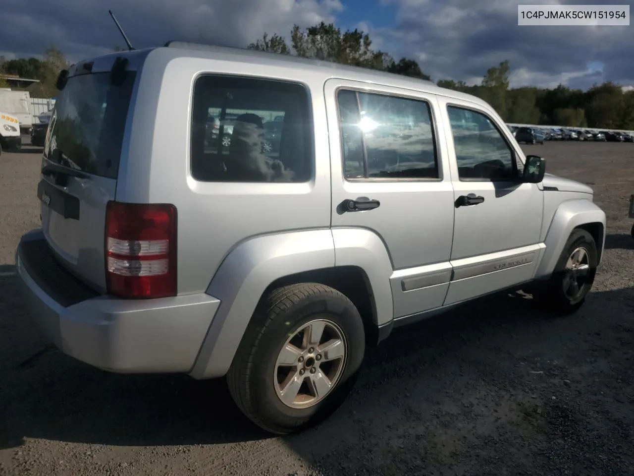 2012 Jeep Liberty Sport VIN: 1C4PJMAK5CW151954 Lot: 73798154