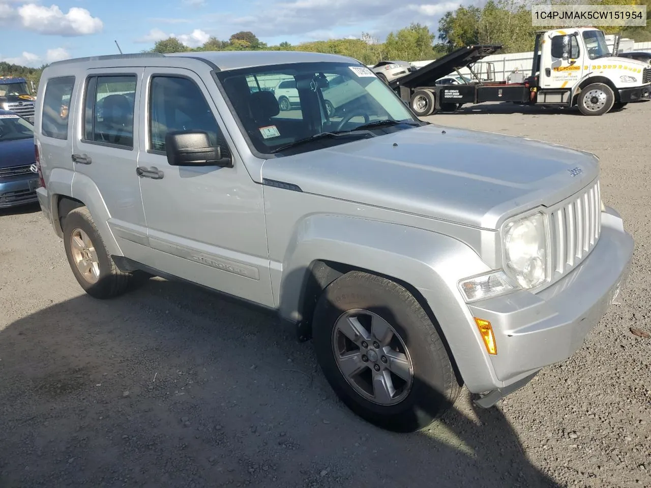 1C4PJMAK5CW151954 2012 Jeep Liberty Sport