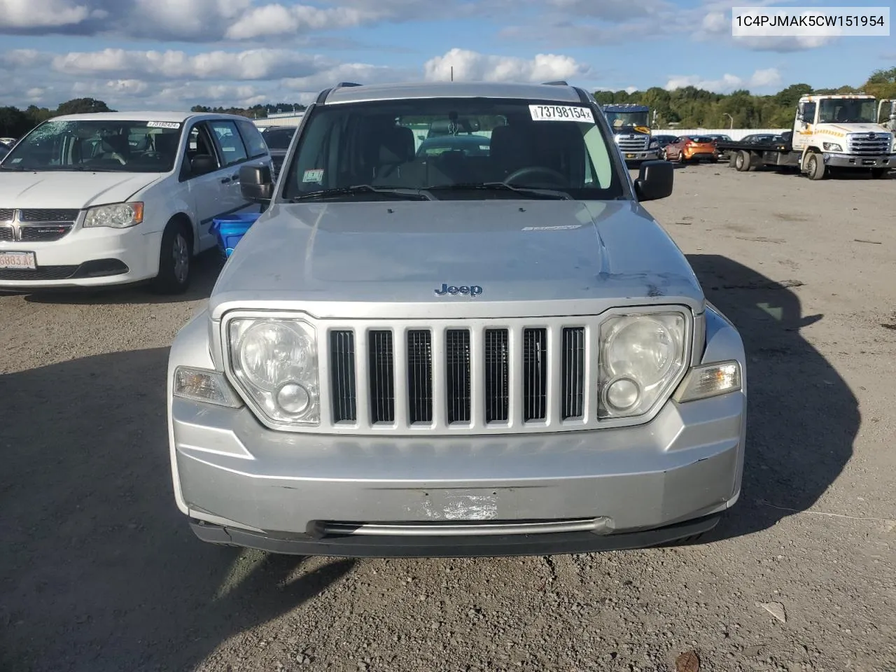 2012 Jeep Liberty Sport VIN: 1C4PJMAK5CW151954 Lot: 73798154