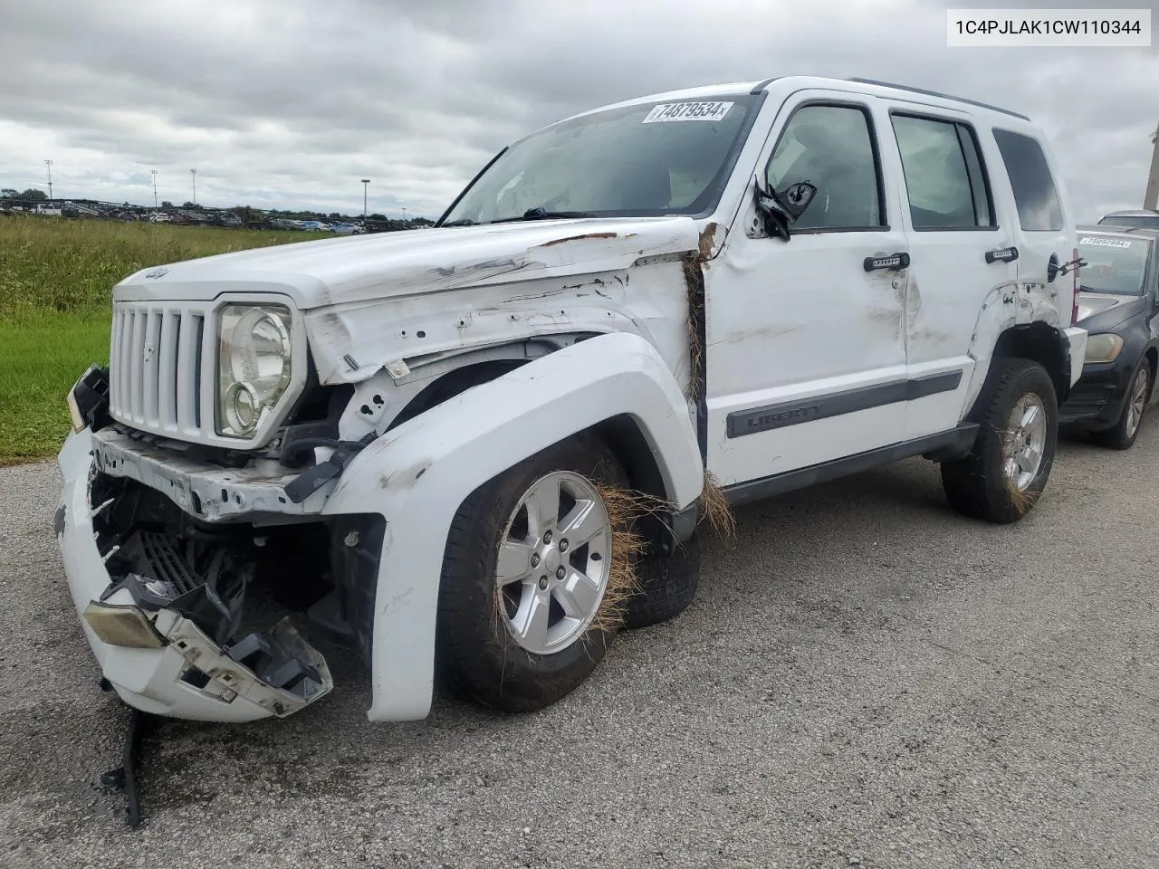 2012 Jeep Liberty Sport VIN: 1C4PJLAK1CW110344 Lot: 74879534