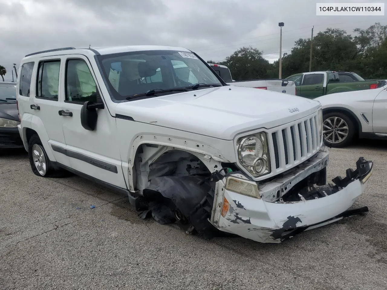 2012 Jeep Liberty Sport VIN: 1C4PJLAK1CW110344 Lot: 74879534