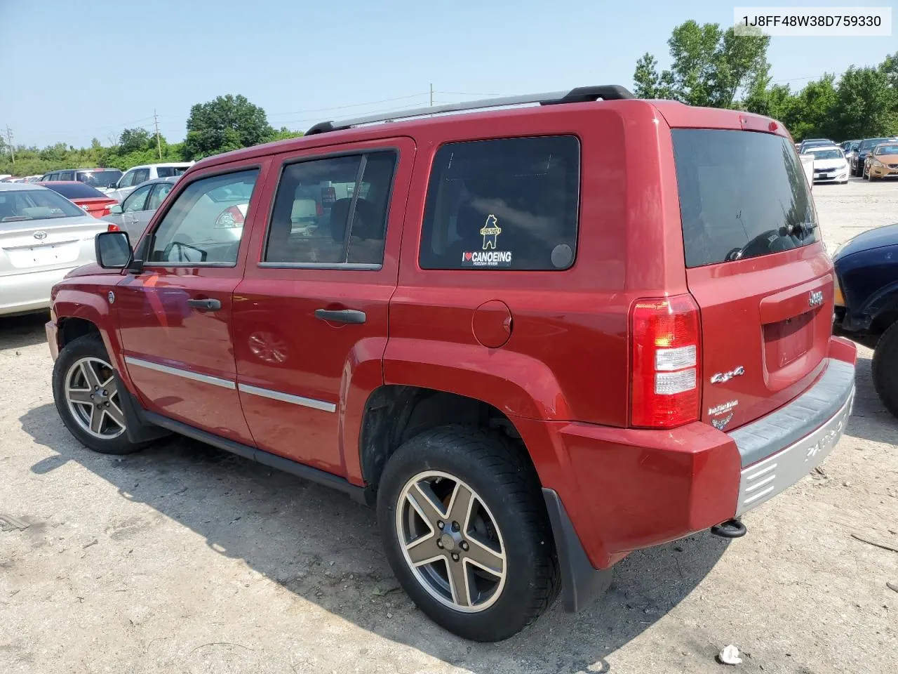 1J8FF48W38D759330 2008 Jeep Patriot Limited