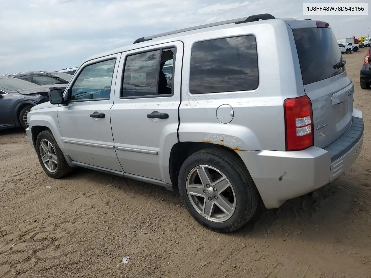 1J8FF48W78D543156 2008 Jeep Patriot Limited