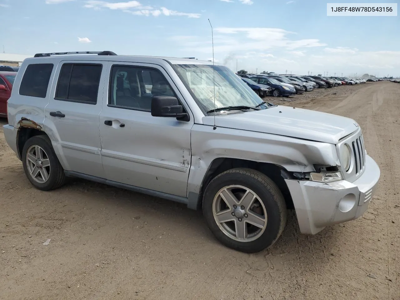 2008 Jeep Patriot Limited VIN: 1J8FF48W78D543156 Lot: 67818864