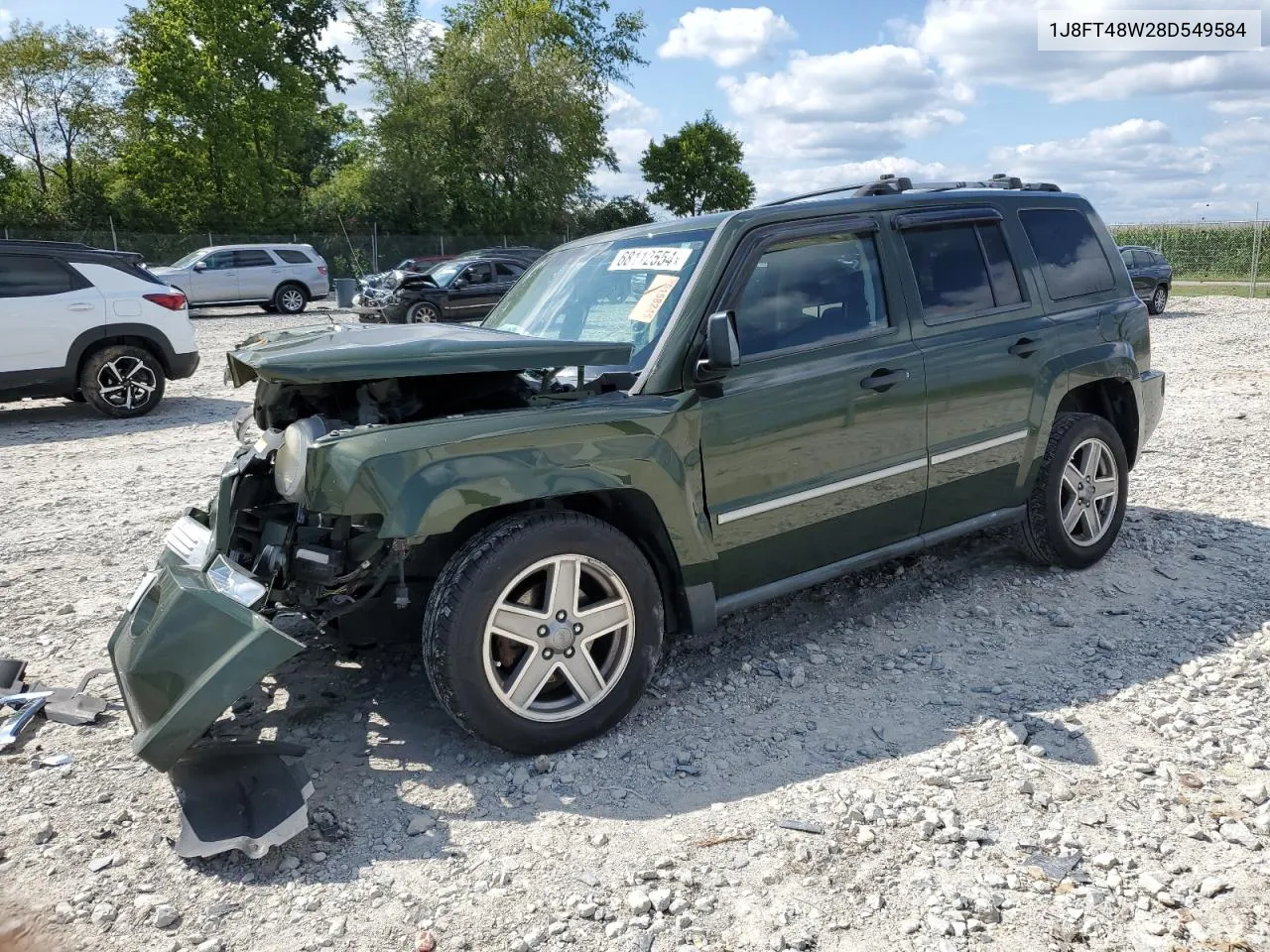 1J8FT48W28D549584 2008 Jeep Patriot Limited