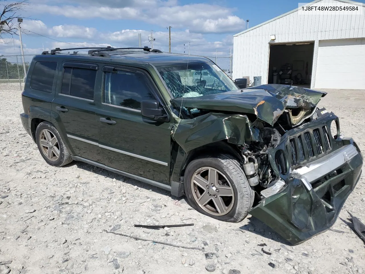 2008 Jeep Patriot Limited VIN: 1J8FT48W28D549584 Lot: 68112554