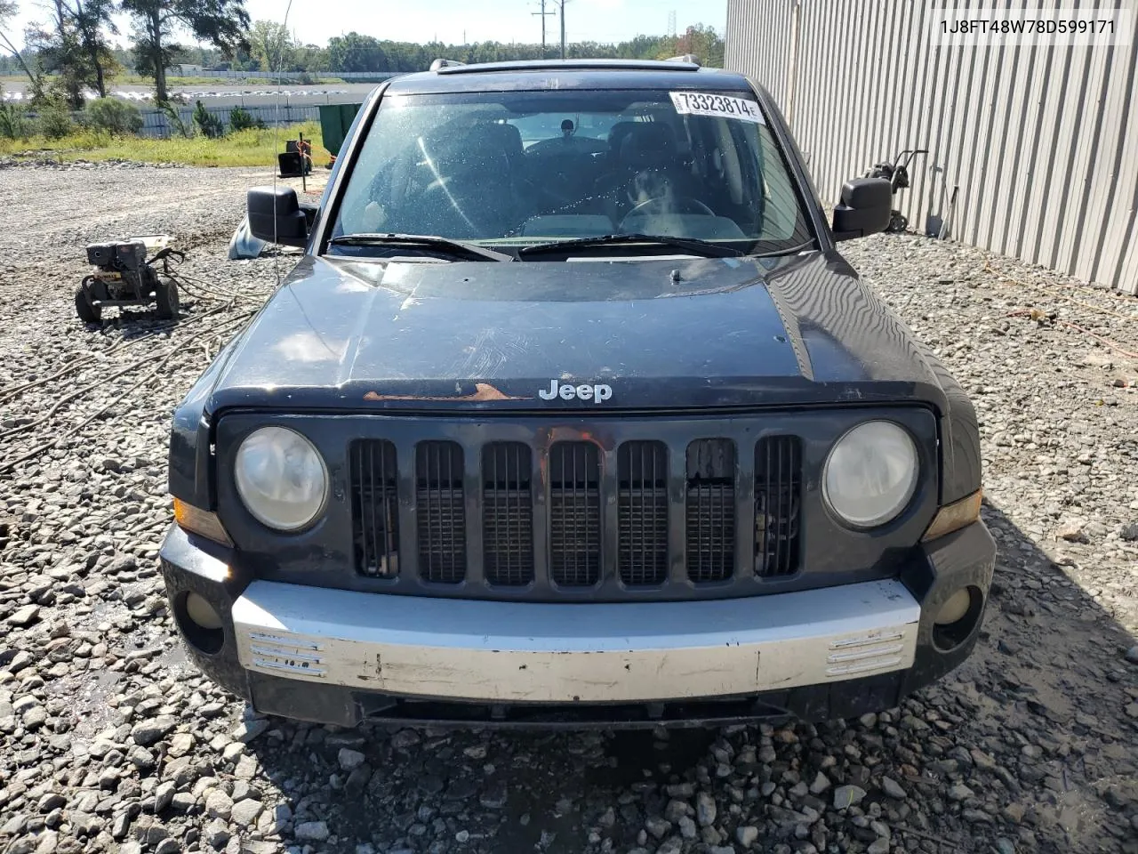 2008 Jeep Patriot Limited VIN: 1J8FT48W78D599171 Lot: 73323814