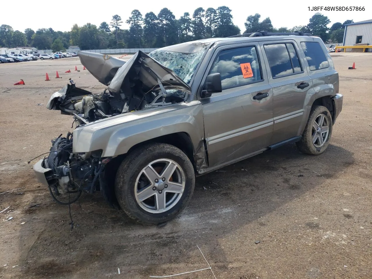 2008 Jeep Patriot Limited VIN: 1J8FF48W58D657866 Lot: 73589804