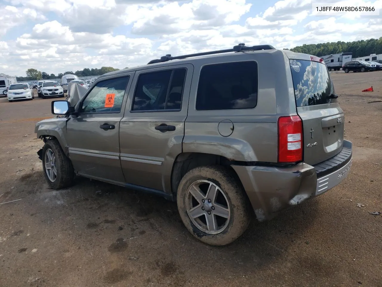 1J8FF48W58D657866 2008 Jeep Patriot Limited