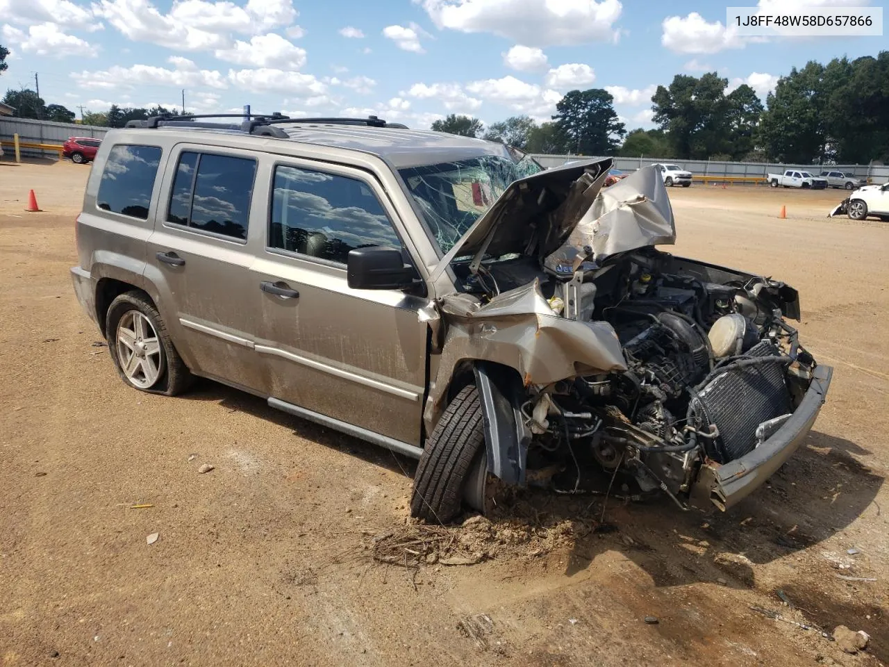 2008 Jeep Patriot Limited VIN: 1J8FF48W58D657866 Lot: 73589804