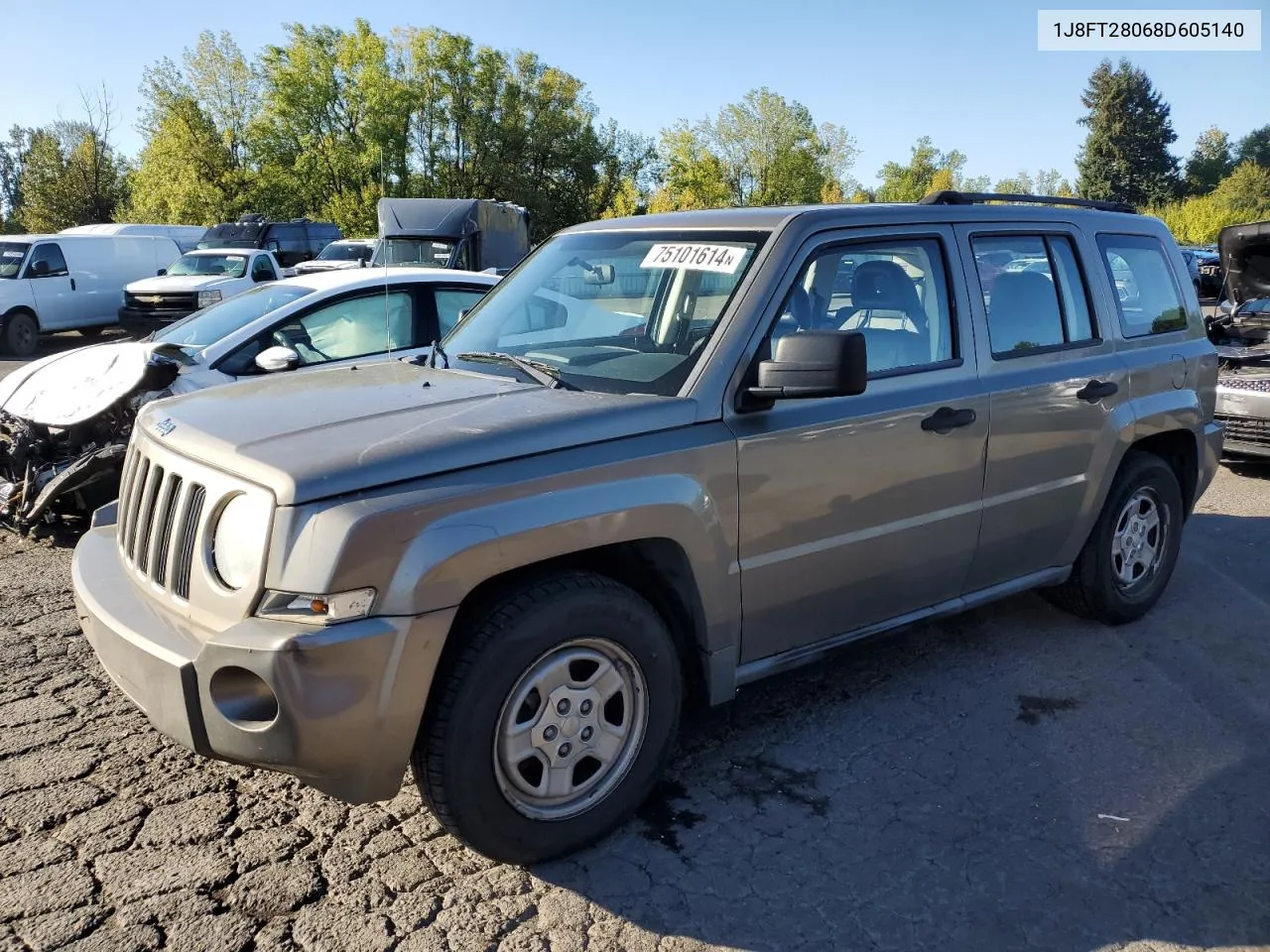 1J8FT28068D605140 2008 Jeep Patriot Sport