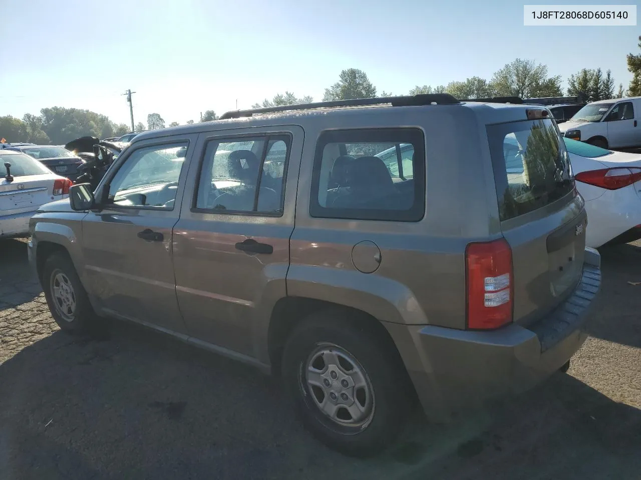 2008 Jeep Patriot Sport VIN: 1J8FT28068D605140 Lot: 75101614