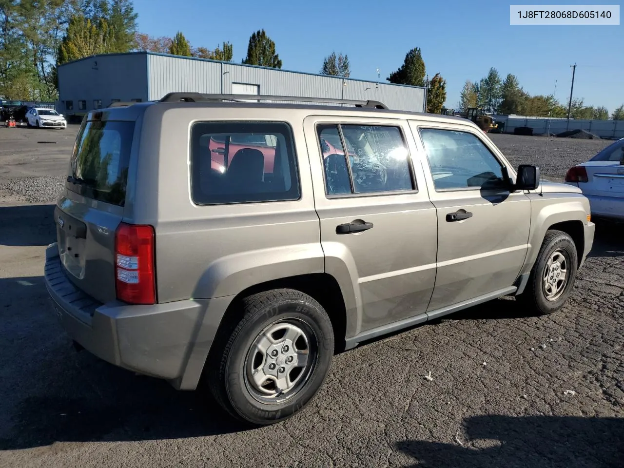 1J8FT28068D605140 2008 Jeep Patriot Sport