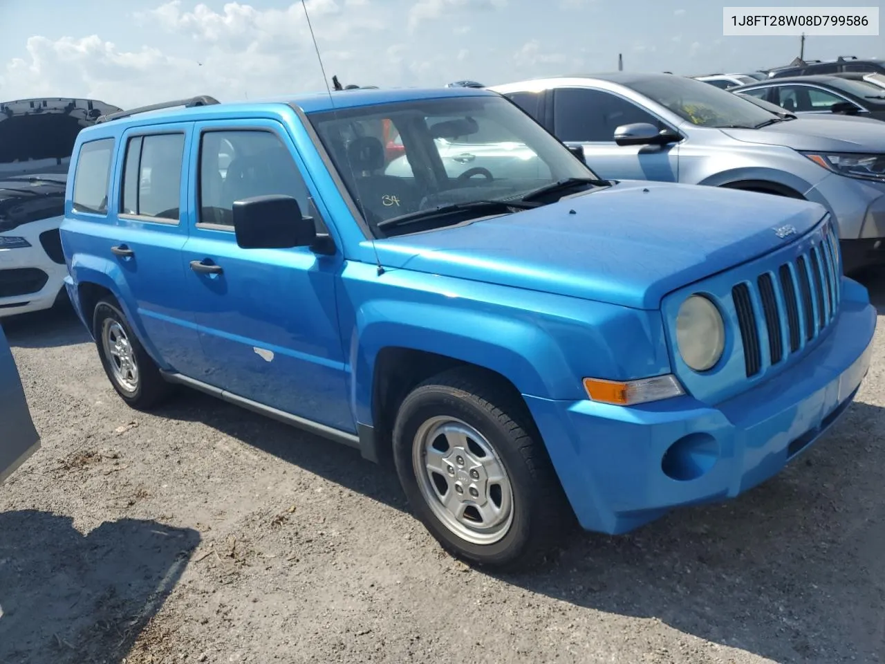 2008 Jeep Patriot Sport VIN: 1J8FT28W08D799586 Lot: 76512424