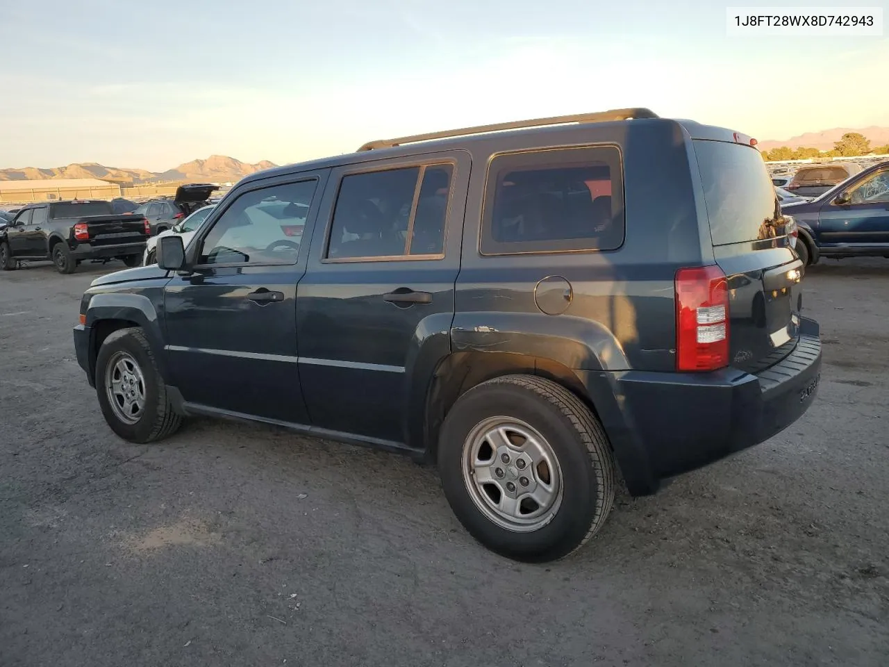 2008 Jeep Patriot Sport VIN: 1J8FT28WX8D742943 Lot: 78648074