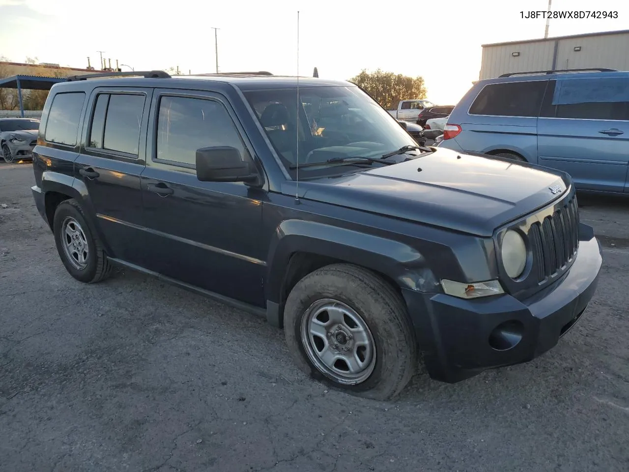 2008 Jeep Patriot Sport VIN: 1J8FT28WX8D742943 Lot: 78648074