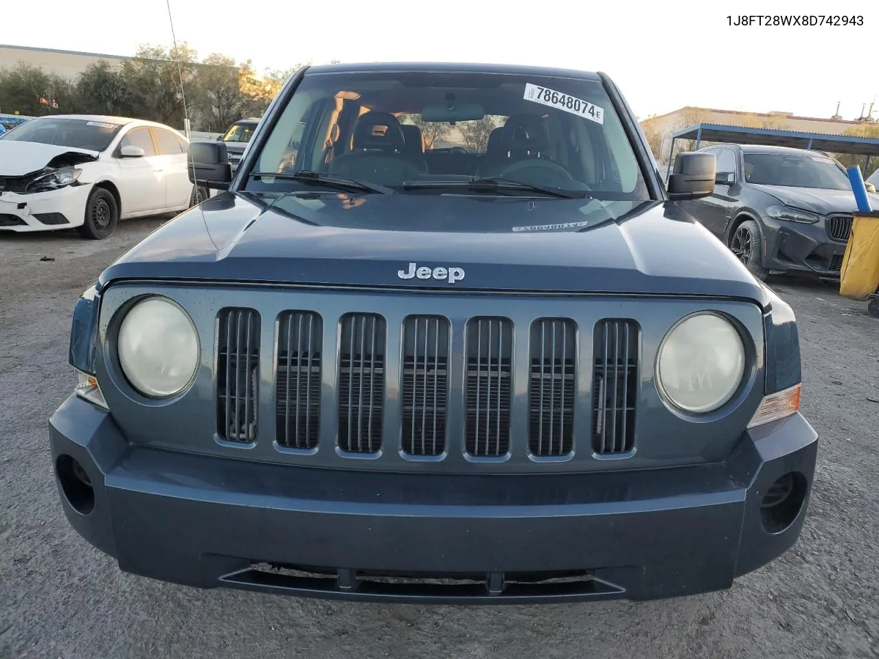 2008 Jeep Patriot Sport VIN: 1J8FT28WX8D742943 Lot: 78648074