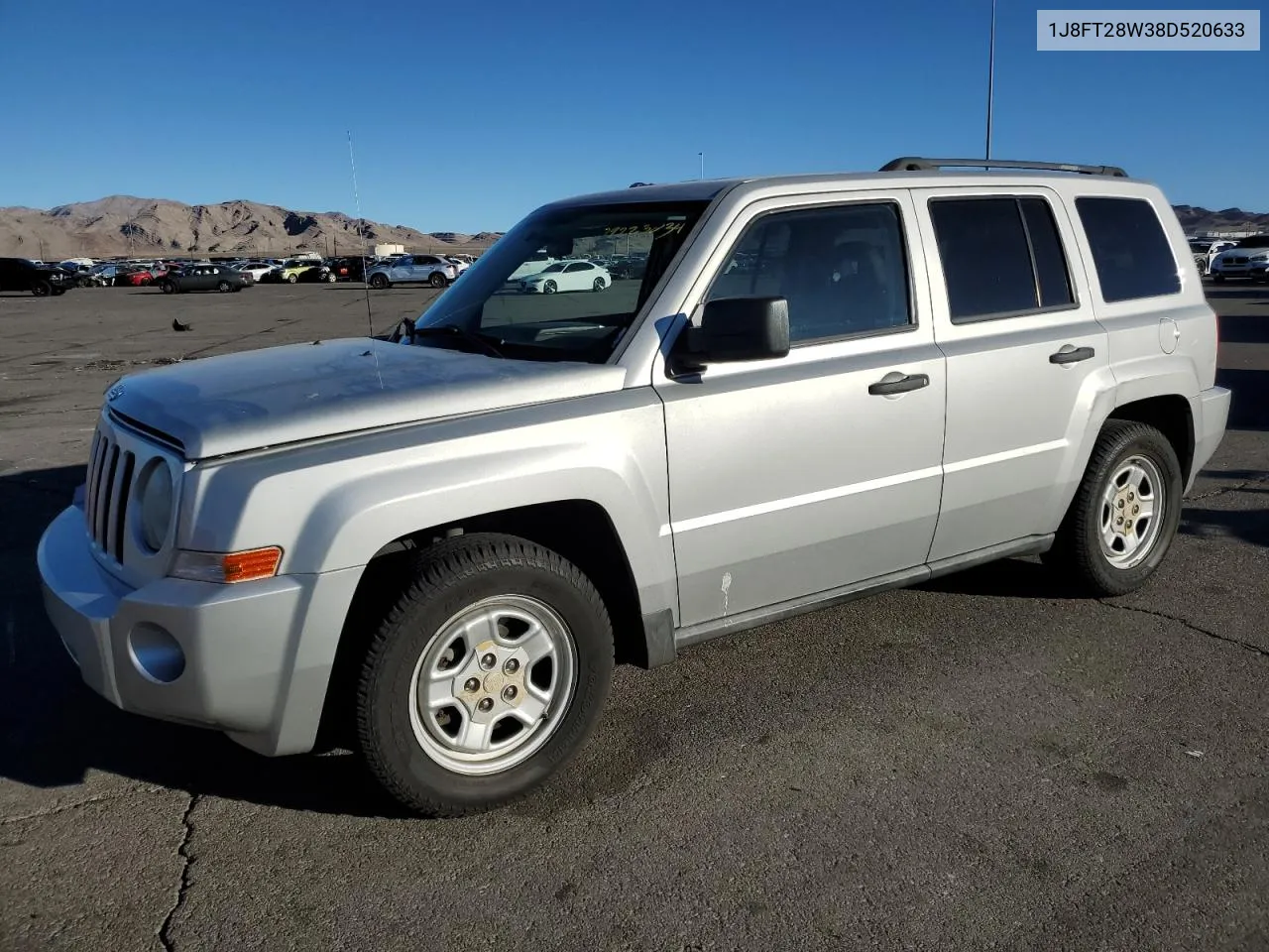 2008 Jeep Patriot Sport VIN: 1J8FT28W38D520633 Lot: 79223034