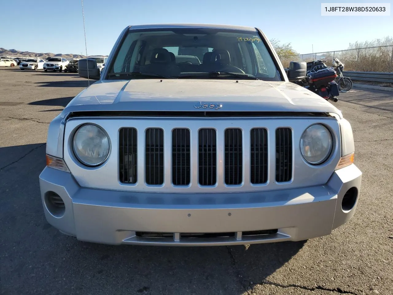 2008 Jeep Patriot Sport VIN: 1J8FT28W38D520633 Lot: 79223034