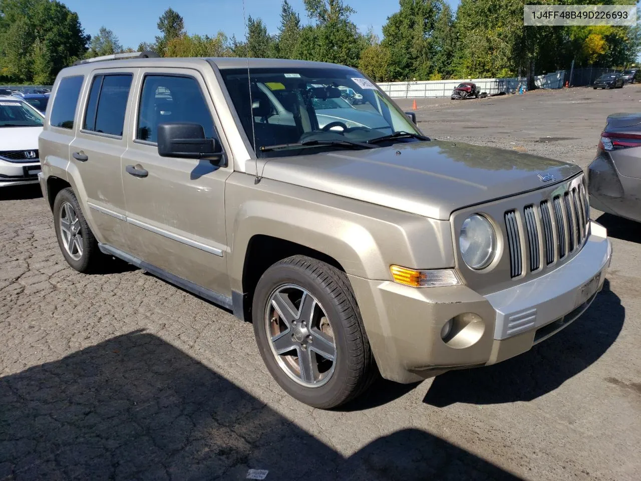 1J4FF48B49D226693 2009 Jeep Patriot Limited