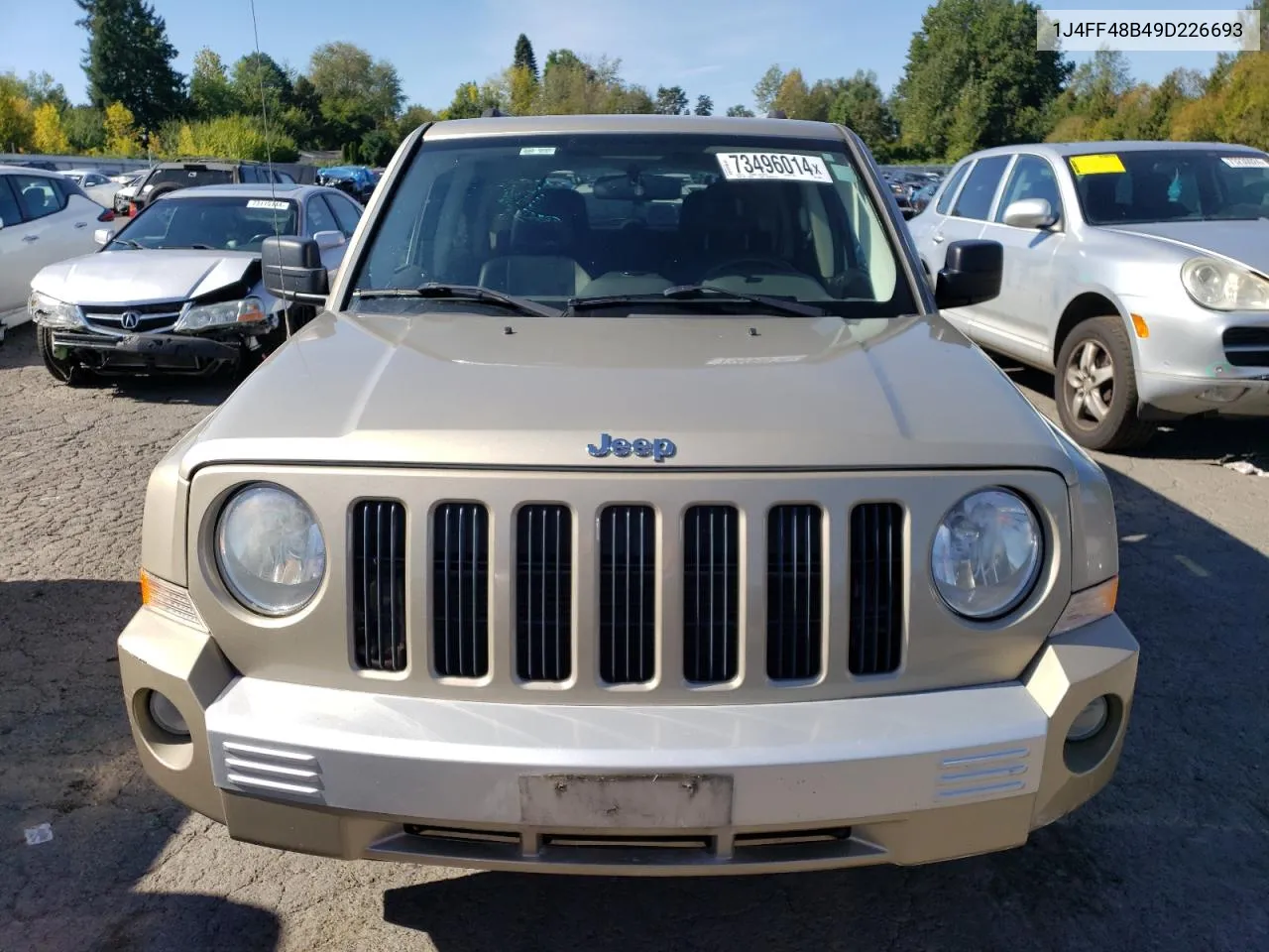 2009 Jeep Patriot Limited VIN: 1J4FF48B49D226693 Lot: 73496014