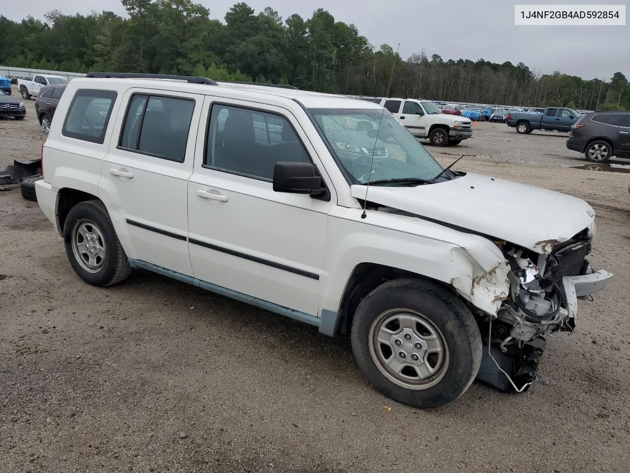 1J4NF2GB4AD592854 2010 Jeep Patriot Sport