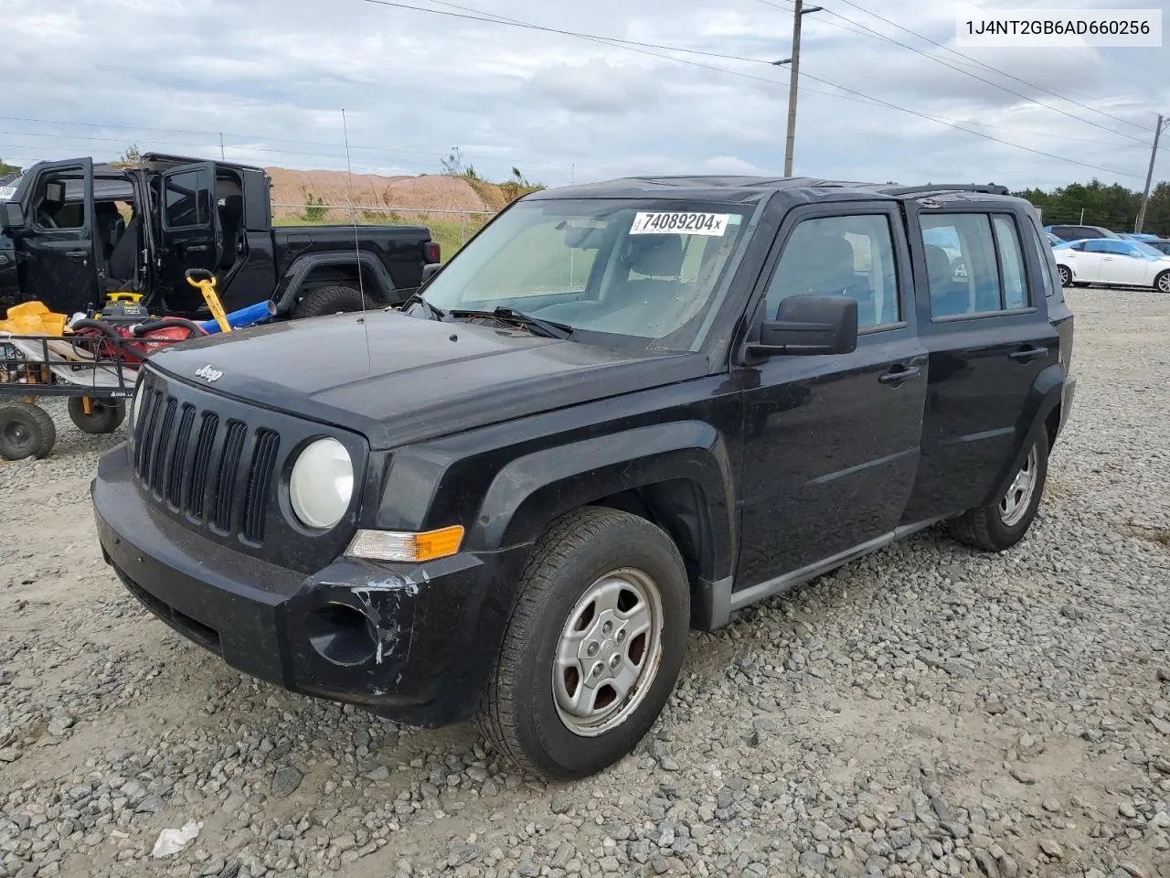 1J4NT2GB6AD660256 2010 Jeep Patriot Sport