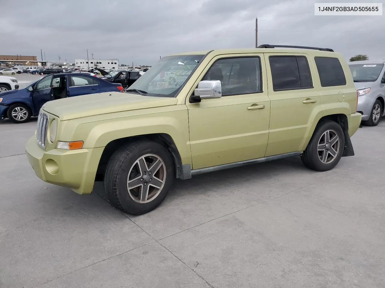 2010 Jeep Patriot Sport VIN: 1J4NF2GB3AD505655 Lot: 78688614