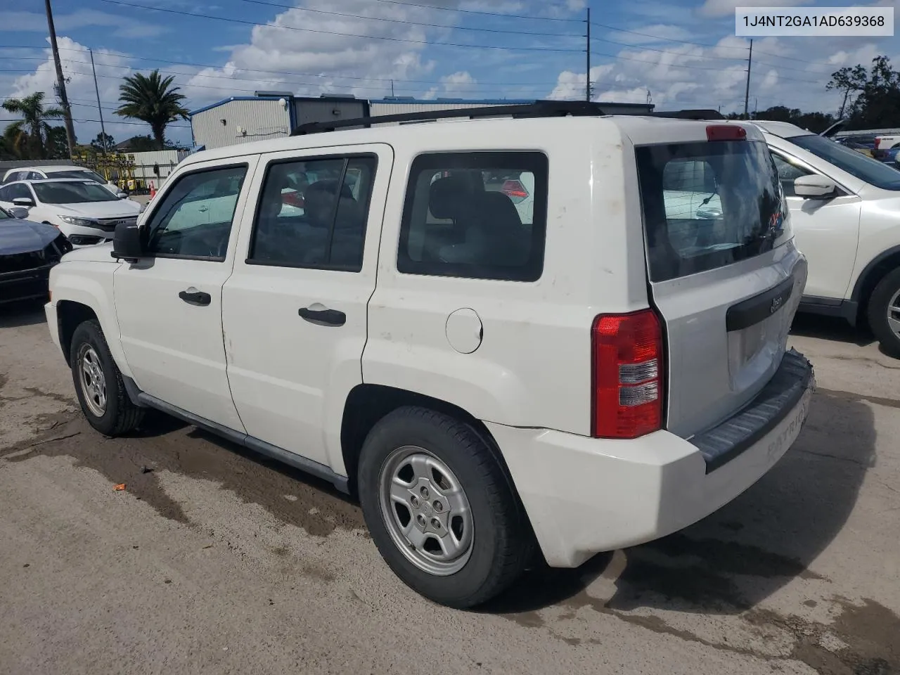 2010 Jeep Patriot Sport VIN: 1J4NT2GA1AD639368 Lot: 79653674