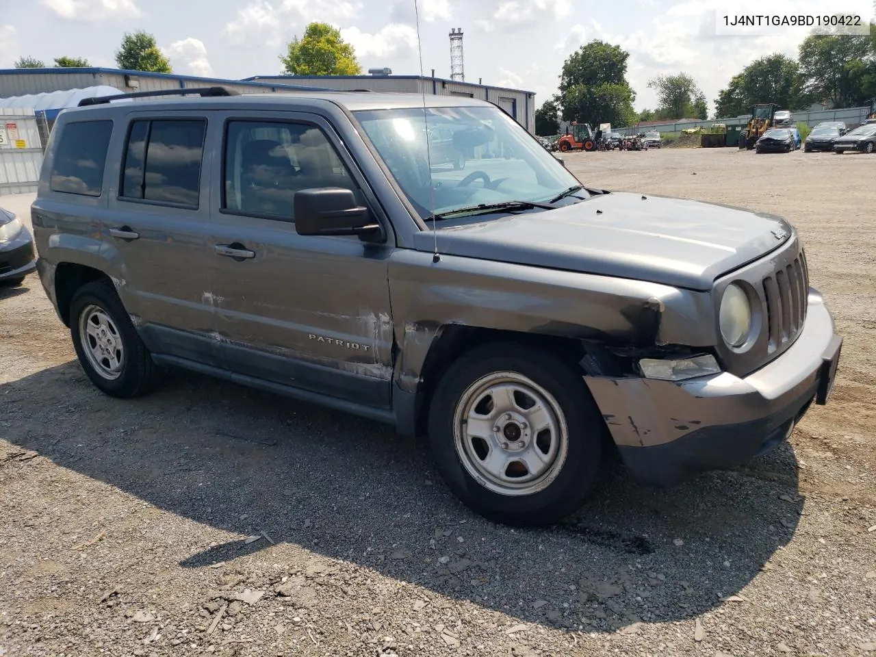 1J4NT1GA9BD190422 2011 Jeep Patriot Sport