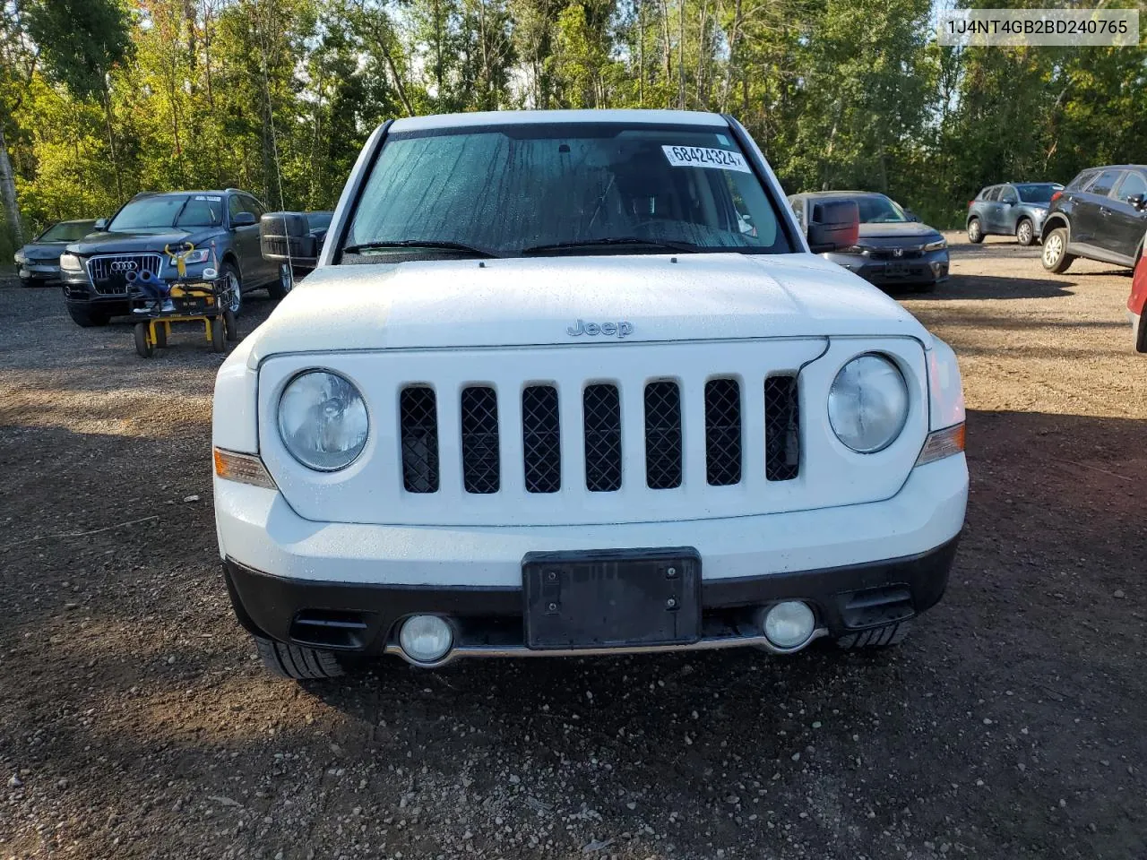 2011 Jeep Patriot Latitude VIN: 1J4NT4GB2BD240765 Lot: 68424324