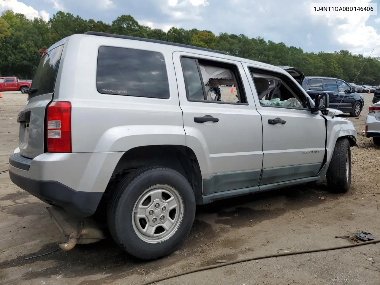 1J4NT1GA0BD146406 2011 Jeep Patriot Sport