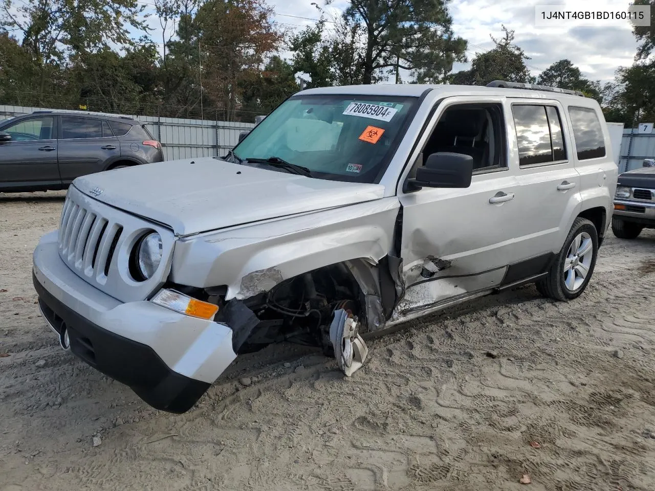 2011 Jeep Patriot Latitude VIN: 1J4NT4GB1BD160115 Lot: 78085904