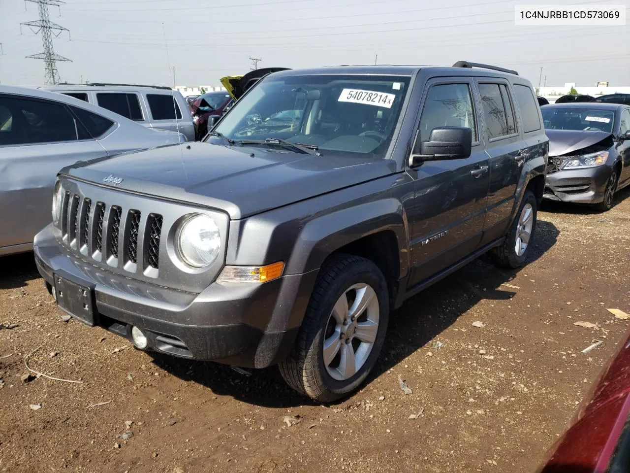 2012 Jeep Patriot Sport VIN: 1C4NJRBB1CD573069 Lot: 54078214