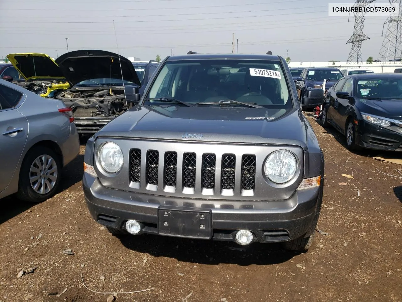 2012 Jeep Patriot Sport VIN: 1C4NJRBB1CD573069 Lot: 54078214