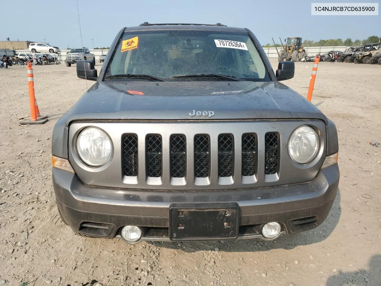 1C4NJRCB7CD635900 2012 Jeep Patriot Limited