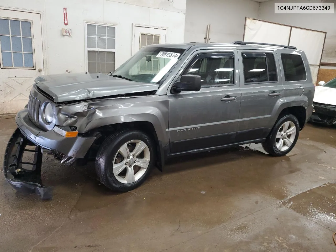 2012 Jeep Patriot Latitude VIN: 1C4NJPFA6CD673349 Lot: 70819814