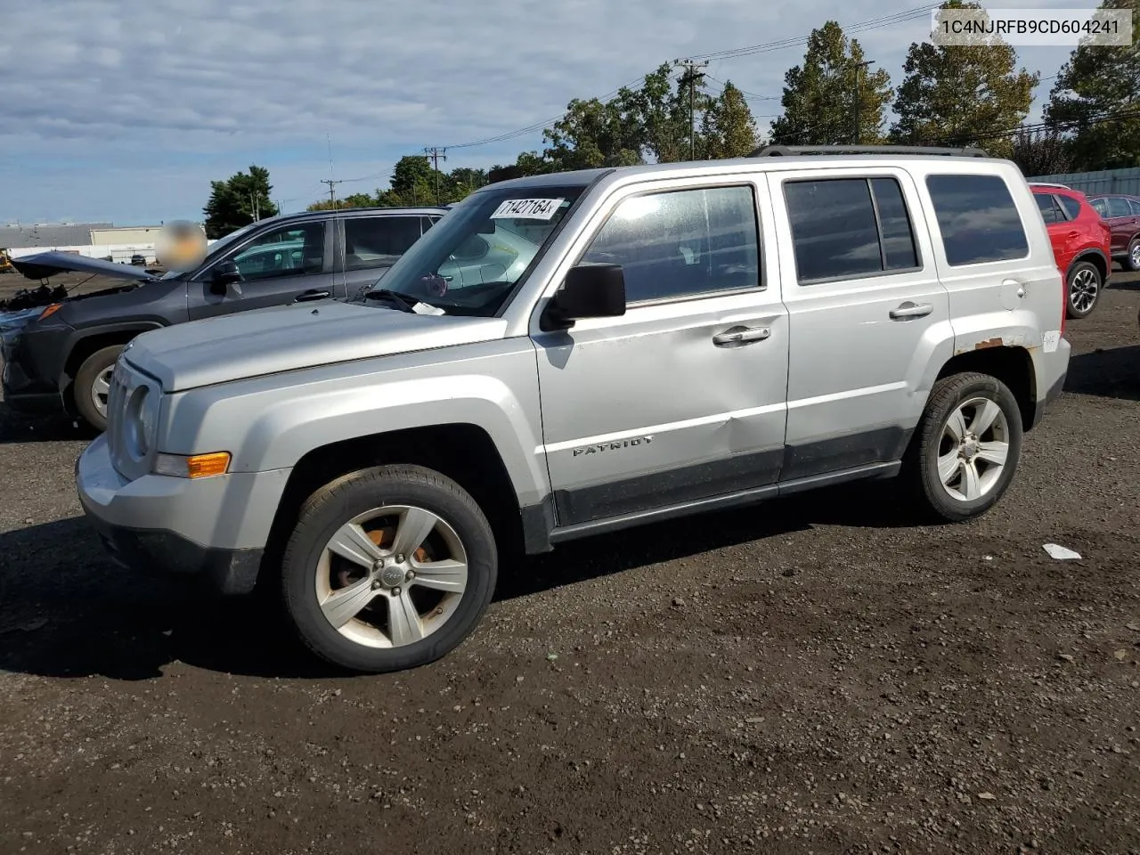 2012 Jeep Patriot Latitude VIN: 1C4NJRFB9CD604241 Lot: 71427164