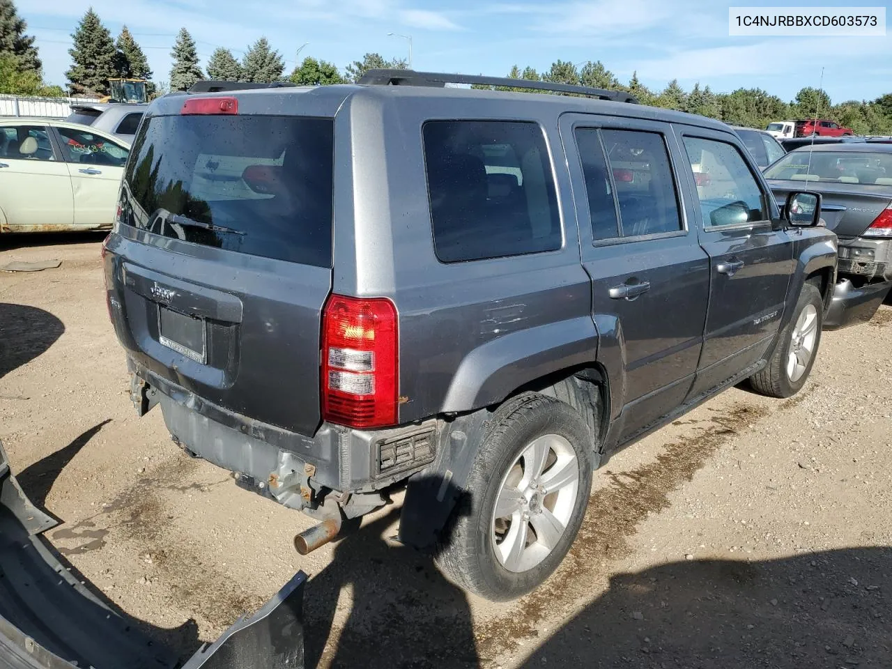 2012 Jeep Patriot Sport VIN: 1C4NJRBBXCD603573 Lot: 72793474