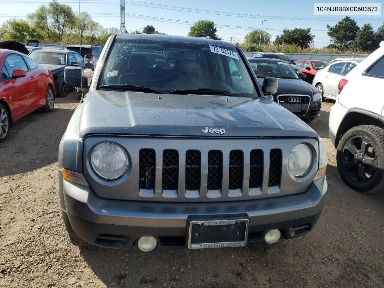 1C4NJRBBXCD603573 2012 Jeep Patriot Sport