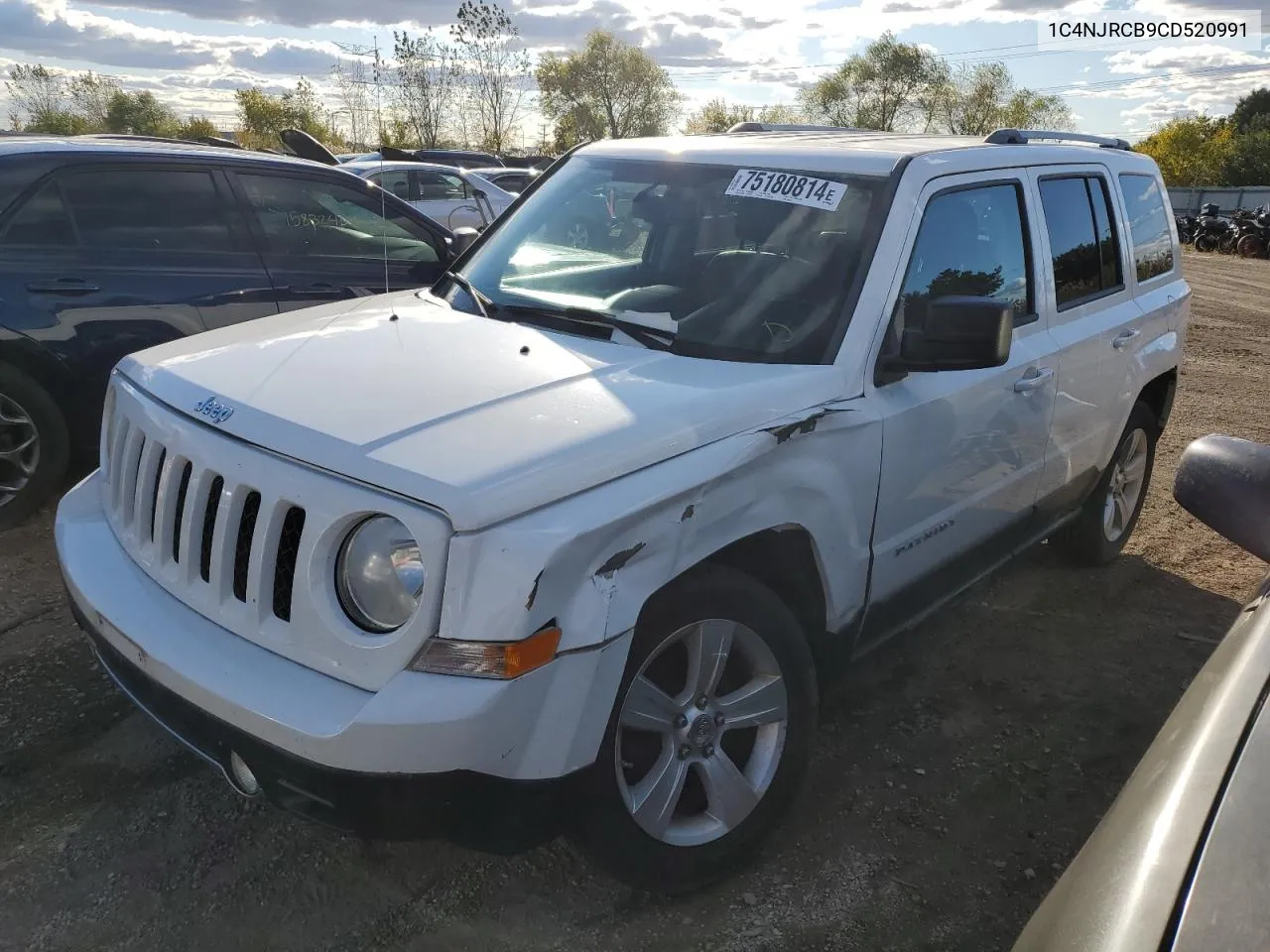 2012 Jeep Patriot Limited VIN: 1C4NJRCB9CD520991 Lot: 75180814