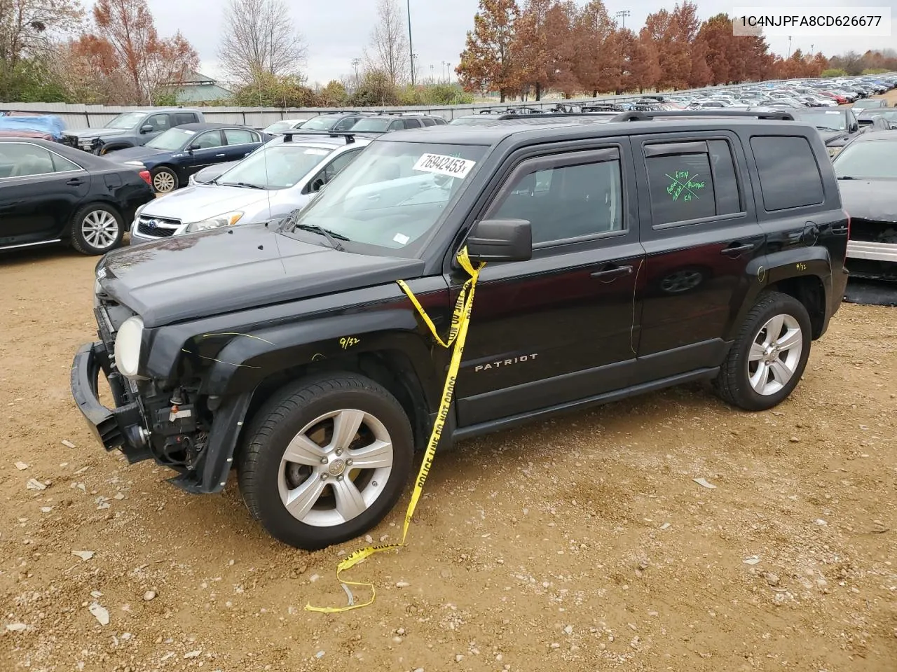 2012 Jeep Patriot Latitude VIN: 1C4NJPFA8CD626677 Lot: 76942453