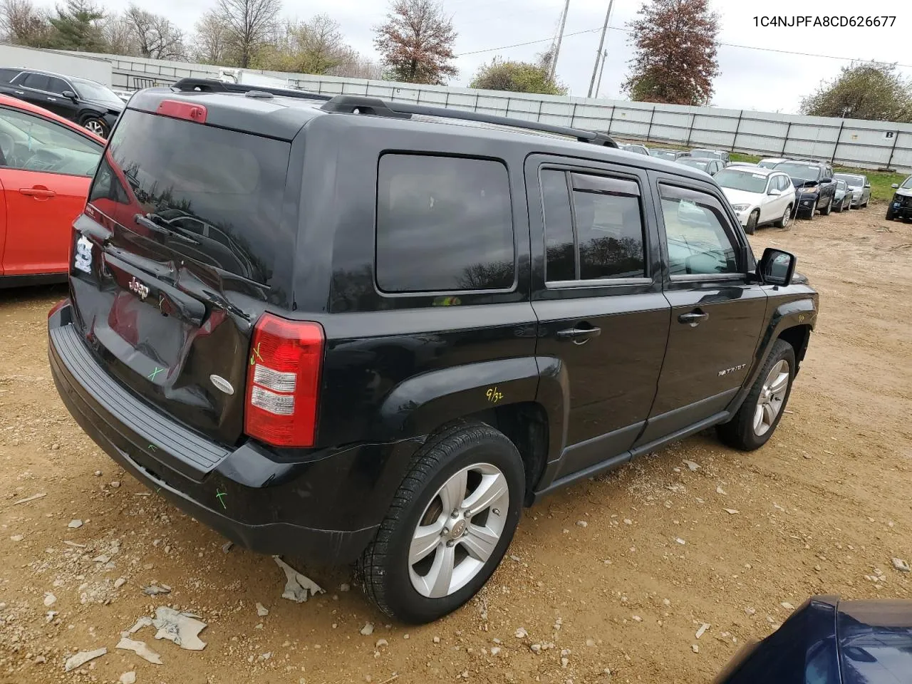 2012 Jeep Patriot Latitude VIN: 1C4NJPFA8CD626677 Lot: 76942453