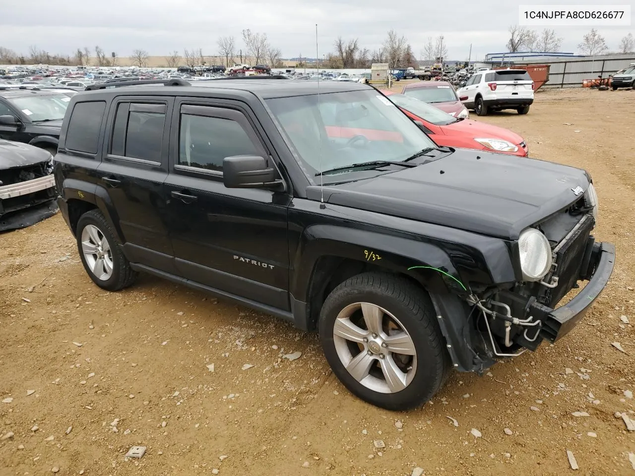 2012 Jeep Patriot Latitude VIN: 1C4NJPFA8CD626677 Lot: 76942453