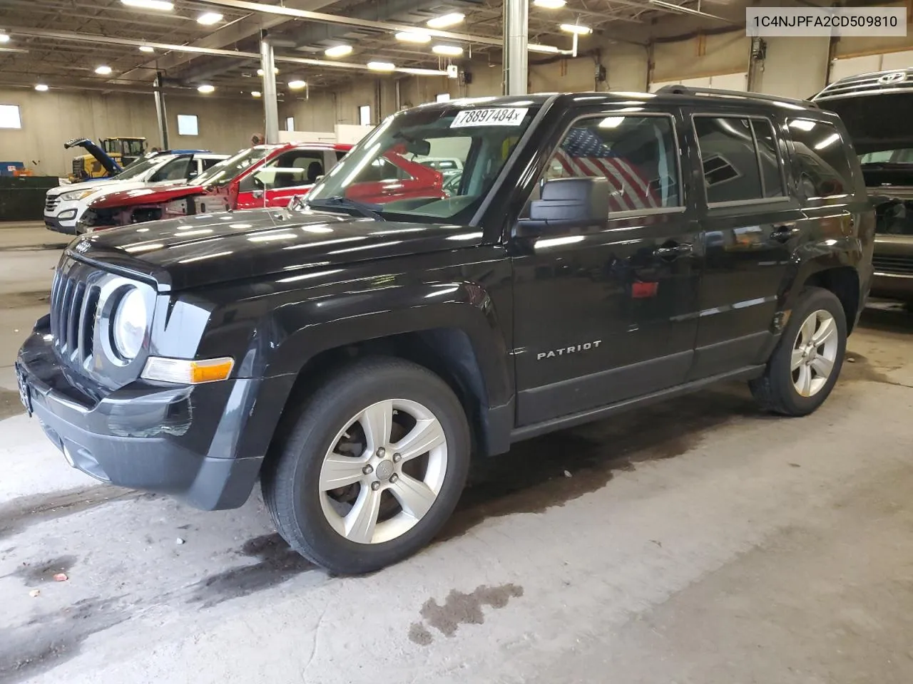 2012 Jeep Patriot Latitude VIN: 1C4NJPFA2CD509810 Lot: 78897484